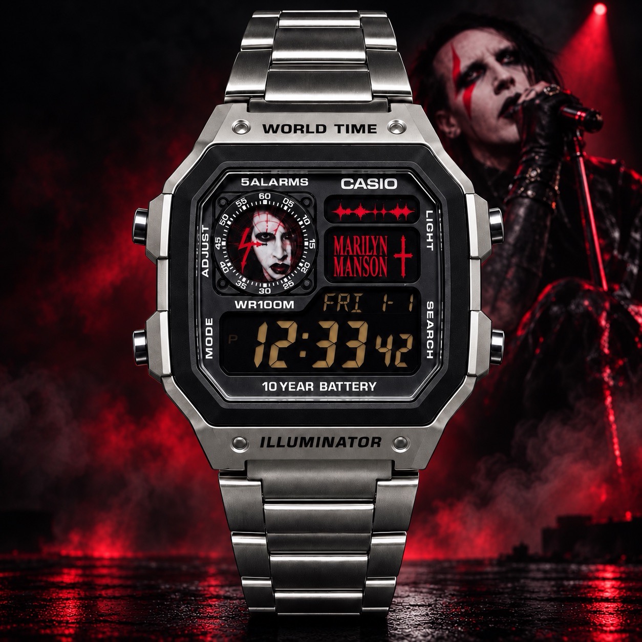 Marilyn Manson - Custom Watch